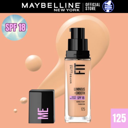 Maybelline New York Fit Me Luminous + Smooth SPF 18 Foundation 30ml /105/110/115/120/125/130/