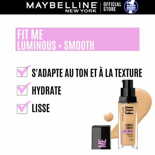 Maybelline New York Fit Me Luminous + Smooth SPF 18 Foundation 30ml /105/110/115/120/125/130/