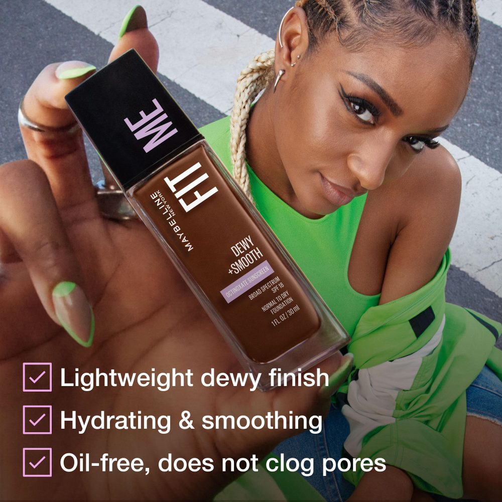 Maybelline New York Fit Me Luminous + Smooth SPF 18 Foundation 30ml /105/110/115/120/125/130/