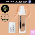 MAYBELLINE SUPERSTAY 30H – FOND DE TEINT MAT LONGUE TENUE ET HAUTE COUVRANTE 30ml /21/30/31