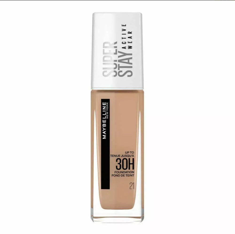 MAYBELLINE SUPERSTAY 30H – FOND DE TEINT MAT LONGUE TENUE ET HAUTE COUVRANTE 30ml /21/30/31