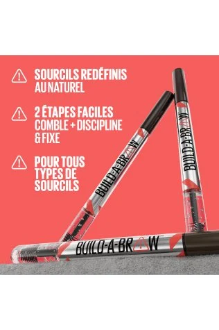 Maybelline New York BUILD-A-BROW - Gel sourcils - medium brown Maybelline New York BUILD-A-BROW - Gel sourcils - medium brown