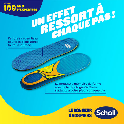 Semelles Scholl GelActiv Décontractées - Pointure 35.5-40.5