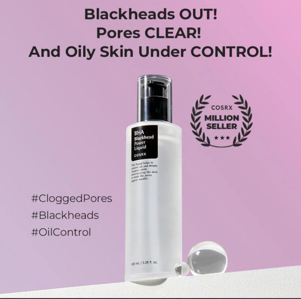COSRX BHA BLACKHEAD POWER LIQUID 100 ML COSRX BHA BLACKHEAD POWER LIQUID 100 ML
