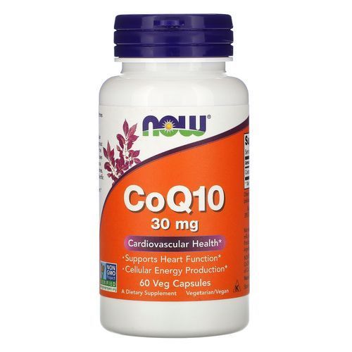 NOW Foods CoQ10, 30 mg 60 capsules végétariennes