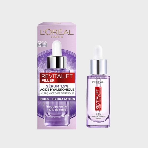 L'Oreal Serum Anti rides Revitalift Filler 1.5% Acide Hyaluronique Pur 30mL