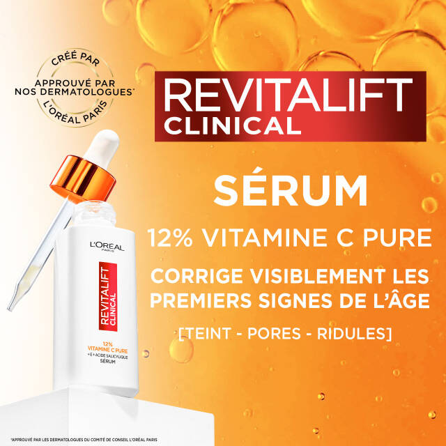 L’ORÉAL paris Revitalift Clinical Sérum 12% Vitamine C Pure 30ml