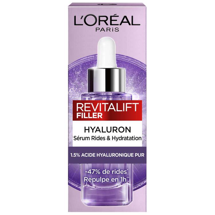 L’oréal paris Serum Anti-rides Revitalift Filler 1.5% Acide Hyaluronique Pur 30mL