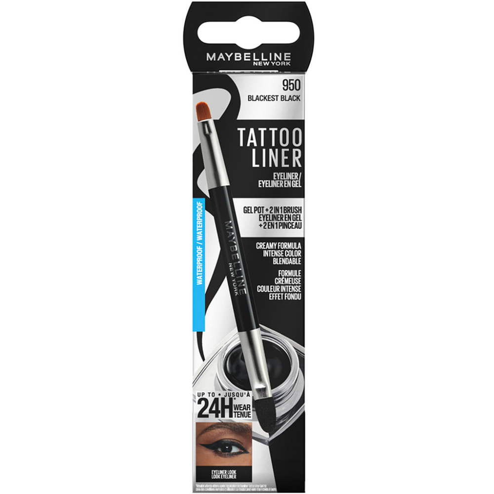 MAYBELLINE TATTOO LINER EYELINER EN GEL WATERPROOF 950 BLACK