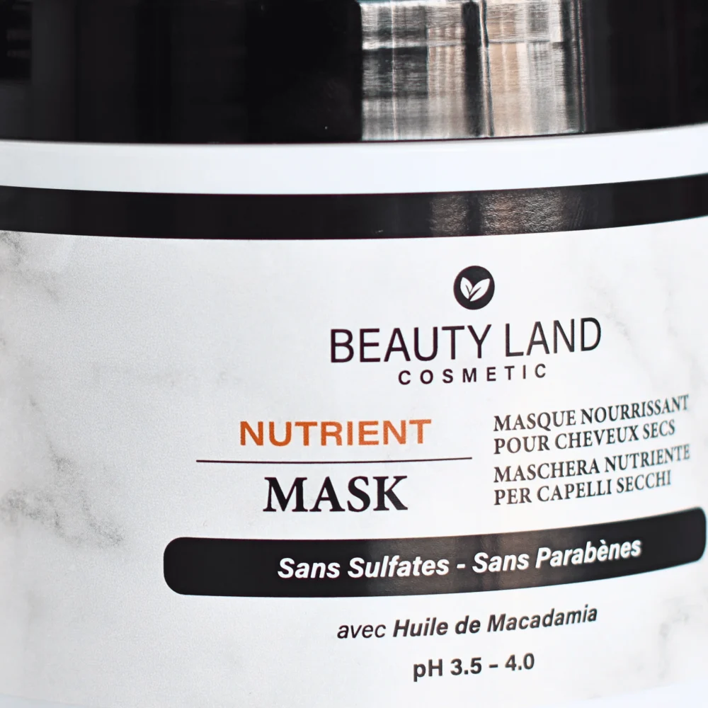 Beauty land - nutrient Mask - Sans sulfates Sans Parabenès - 500 ML