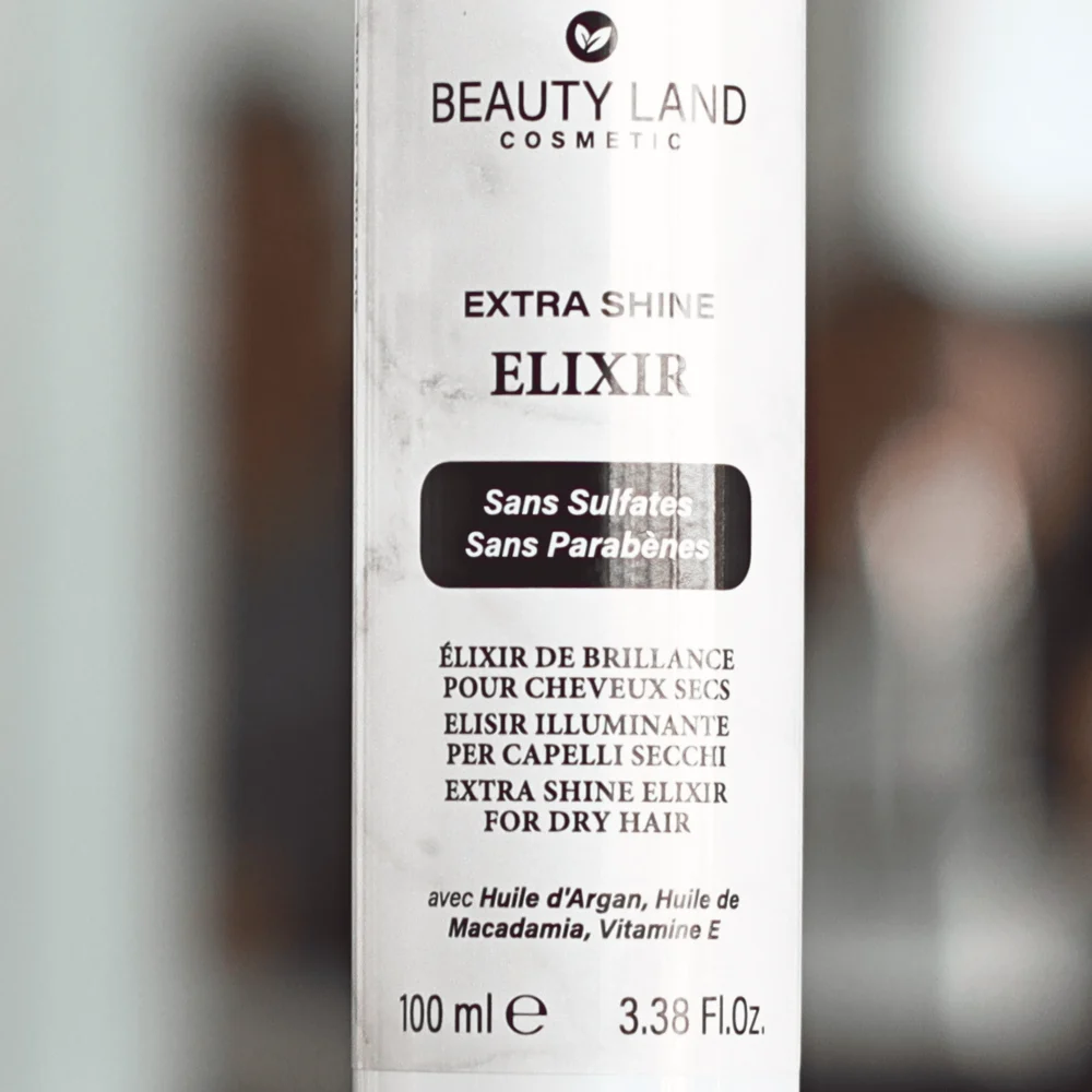 Beauty land - Extra shine elixir 100 ml - Sans sulfates Sans Parabenès Beauty land - Extra shine elixir 100 ml - Sans sulfates Sans Parabenès
