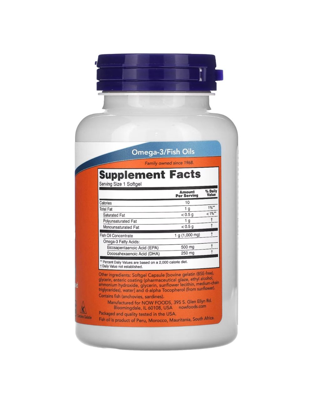 NOW FOODS ULTRA OMEGA 3 FISH OIL 90 SOFTGELS