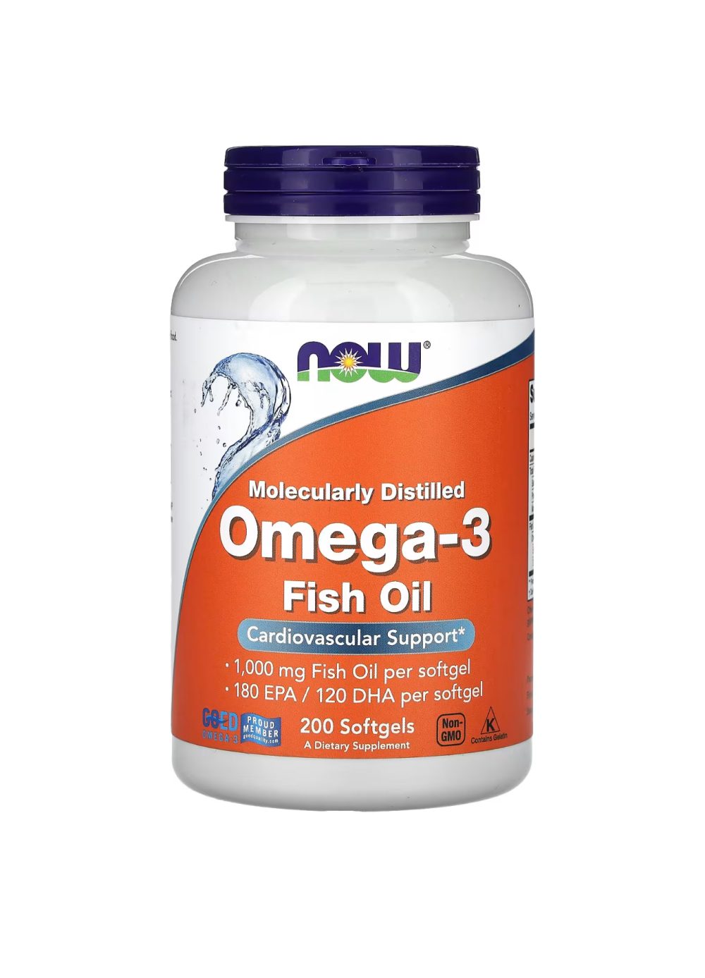 NOW FOODS OMEGA 3 FISH OIL 200 softagels