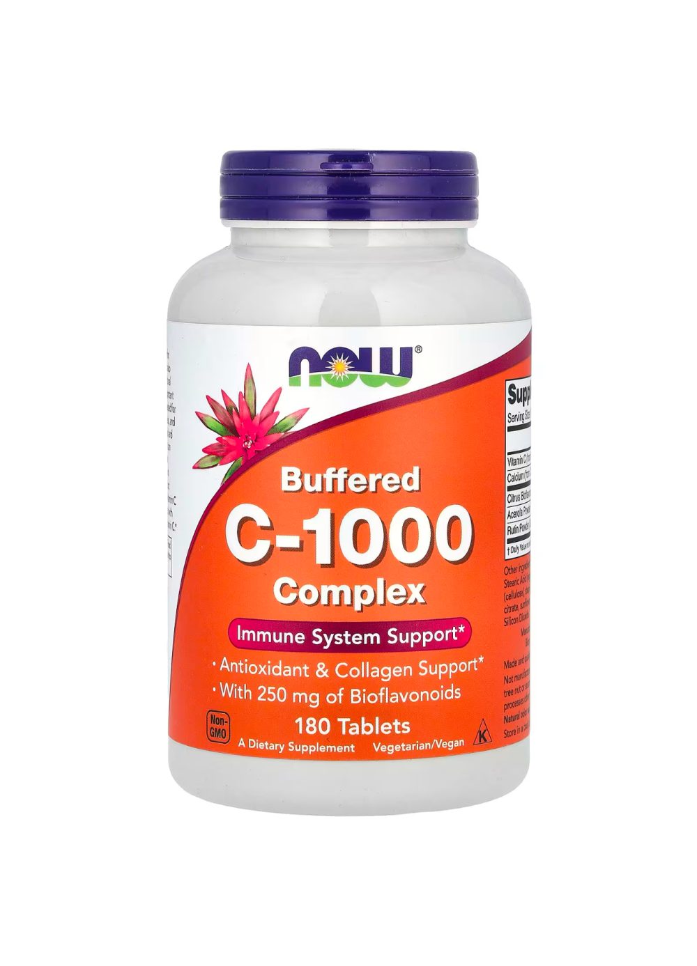 Now Foods, Complexe à la vitamine C 1000 tamponnée, 180 comprimés Now Foods, Complexe à la vitamine C 1000 tamponnée, 180 comprimés