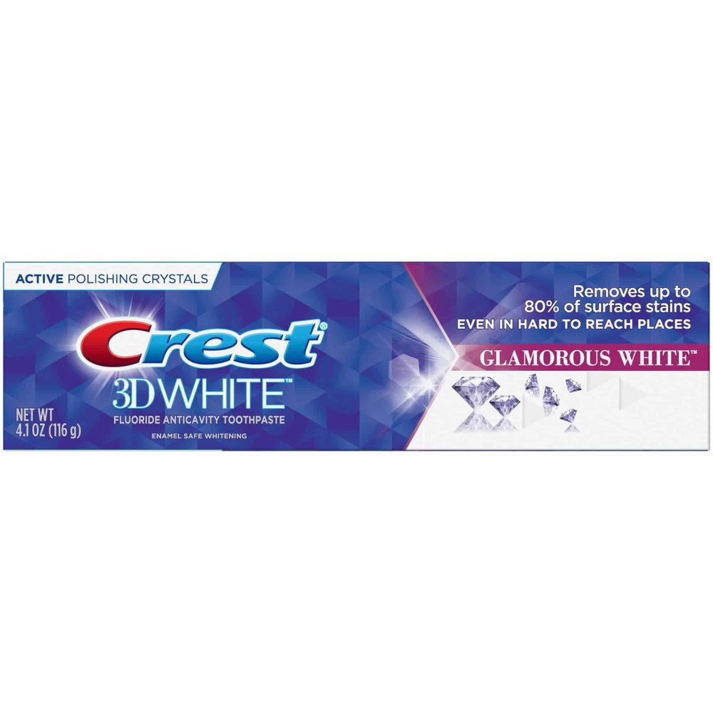 DENTIFRICE CREST 3D WHITE LUXE BLANC ÉBLOUISSANT 116g