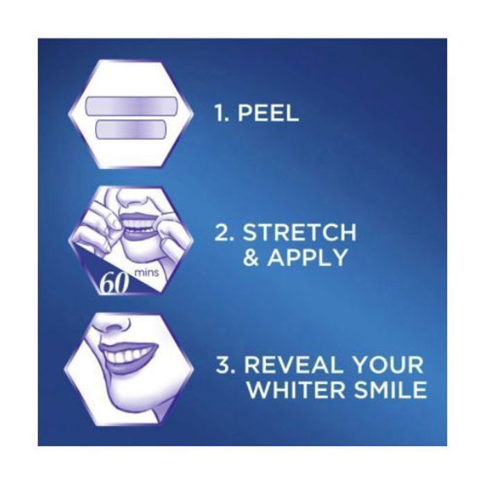Crest 3DWhitestrips Sensitive + LED Light Teeth Whitening Kit 14 Treatments 28 STRIPS