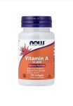 NOW Foods Vitamine A 10 000 UI 100 capsules à enveloppe molle