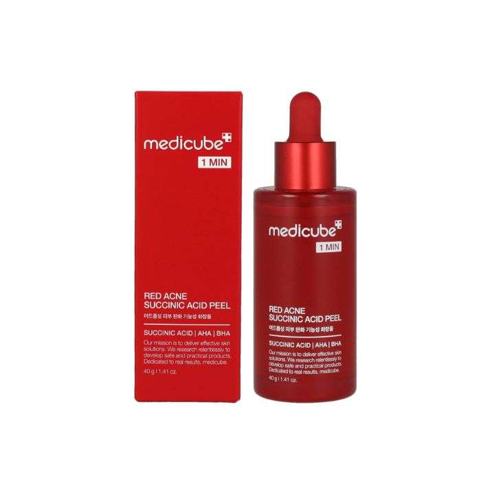 MEDICUBE 1 MIN RED ACNE SUCCINIC ACID PEEL 40 G MEDICUBE 1 MIN RED ACNE SUCCINIC ACID PEEL 40 G