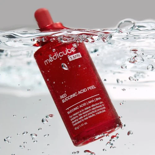 MEDICUBE 1 MIN RED ACNE SUCCINIC ACID PEEL 40 G MEDICUBE 1 MIN RED ACNE SUCCINIC ACID PEEL 40 G