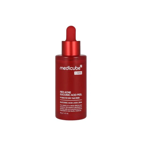 MEDICUBE 1 MIN RED ACNE SUCCINIC ACID PEEL 40 G MEDICUBE 1 MIN RED ACNE SUCCINIC ACID PEEL 40 G