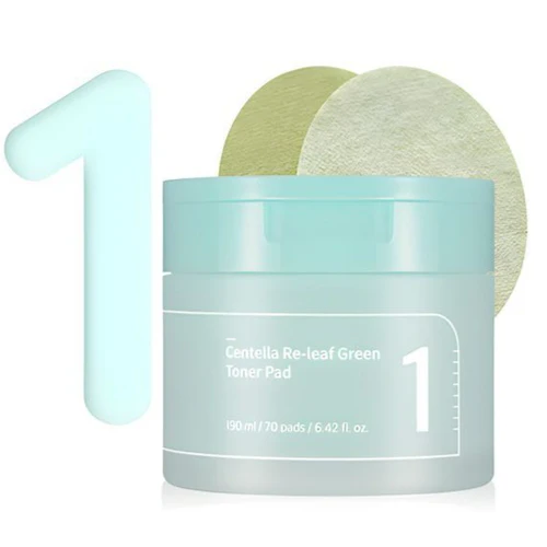 numbuzin Toner Pads No.1 Centella Re-Leaf Green 70 pads
