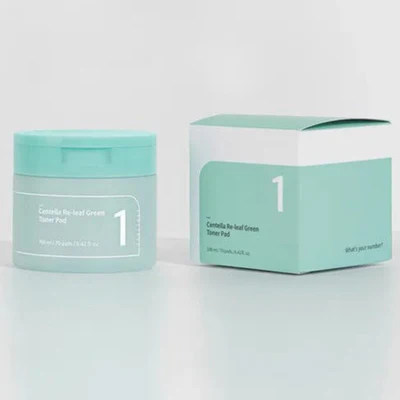 numbuzin Toner Pads No.1 Centella Re-Leaf Green 70 pads