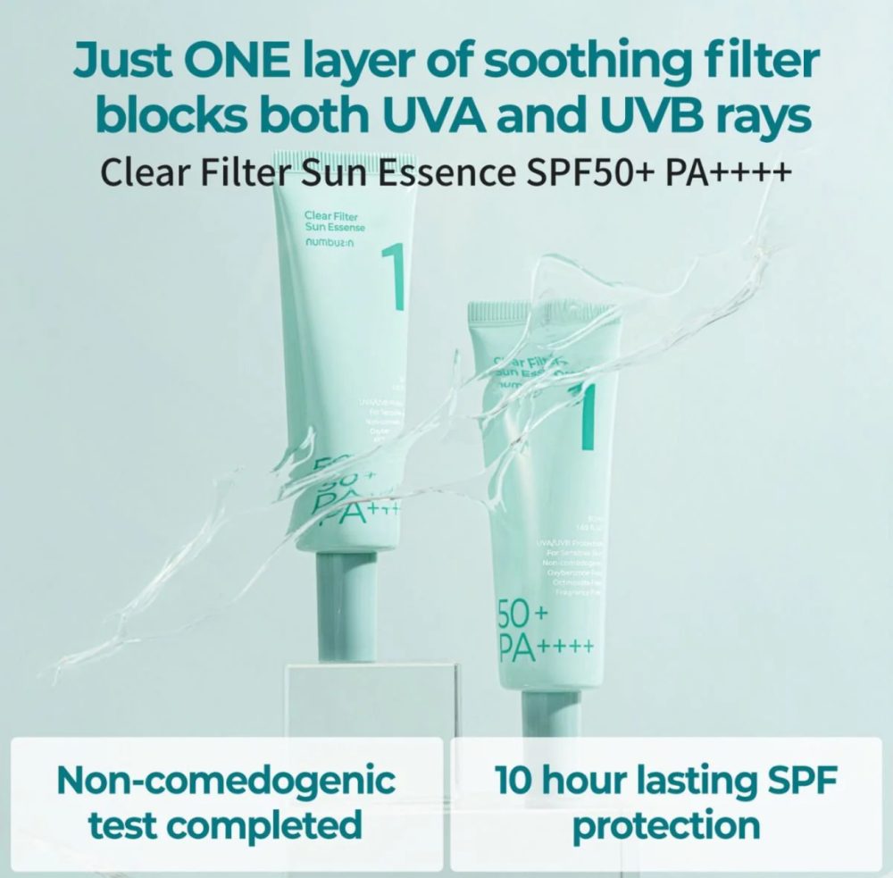 numbuzin Essence Ecran No.1 Clear Filter 50 ml numbuzin Essence Ecran No.1 Clear Filter 50 ml