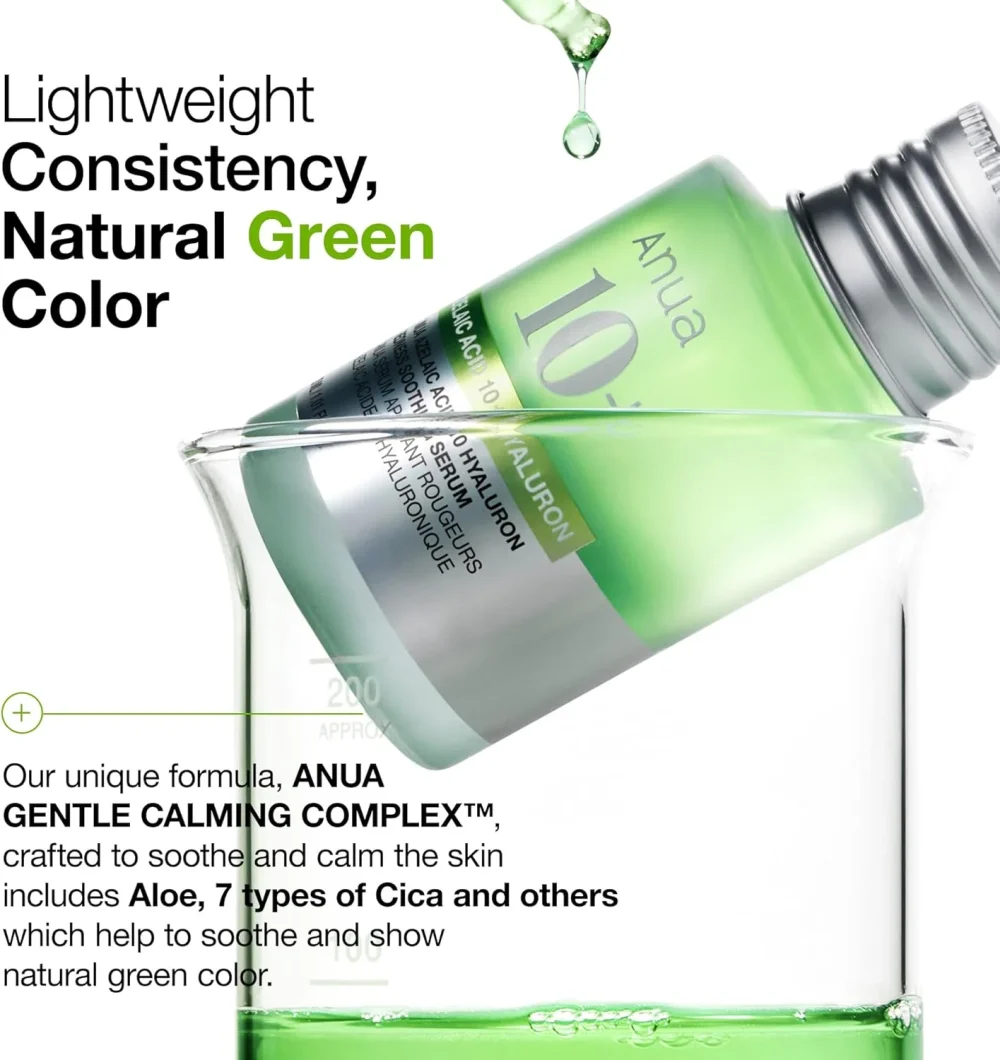 ANUA 10+AZELAIC ACID 10 HYALURON REDNESS SOOTHING SERUM 30 ML ANUA 10+AZELAIC ACID 10 HYALURON REDNESS SOOTHING SERUM 30 ML