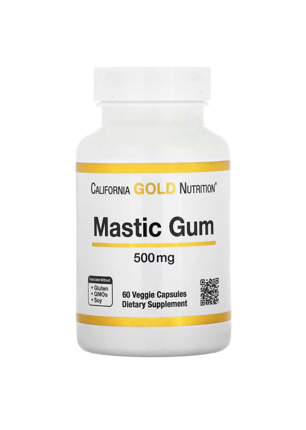 CALIFORNIA GOLD NUTRITION MASTIC GUM 500mg 60capsules