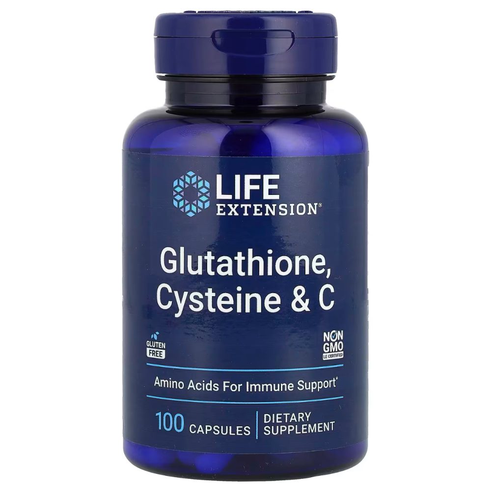 LIFE EXTENSION GLUTATHIONE CYSTEINE & C 100capsules