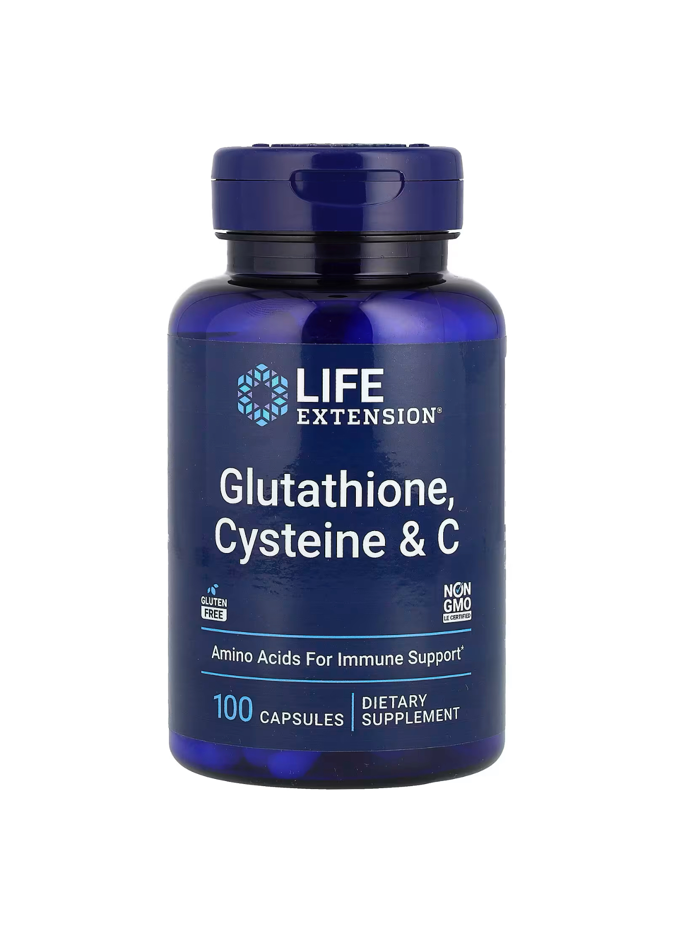 LIFE EXTENSION GLUTATHIONE CYSTEINE & C 100capsules