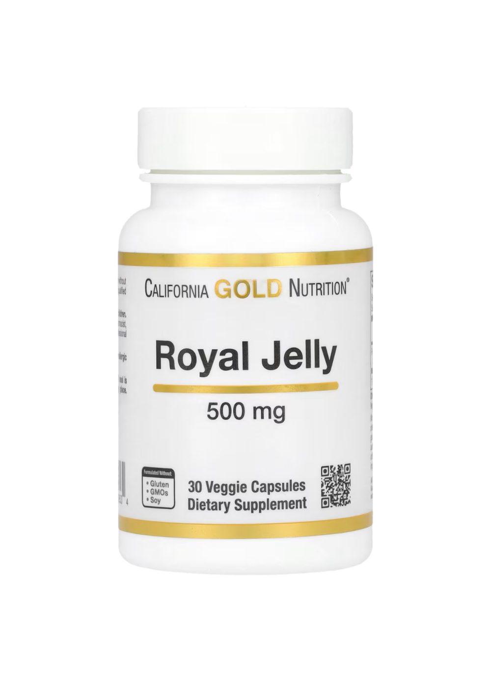 CALIFORNIA GOLD NUTRITION ROYAL JELLY 500mg 30capsules