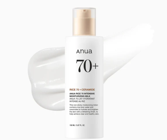 ANUA 70+ CERAMIDE LAIT HYDRATANT INTENSE AU RIZ 150 ML