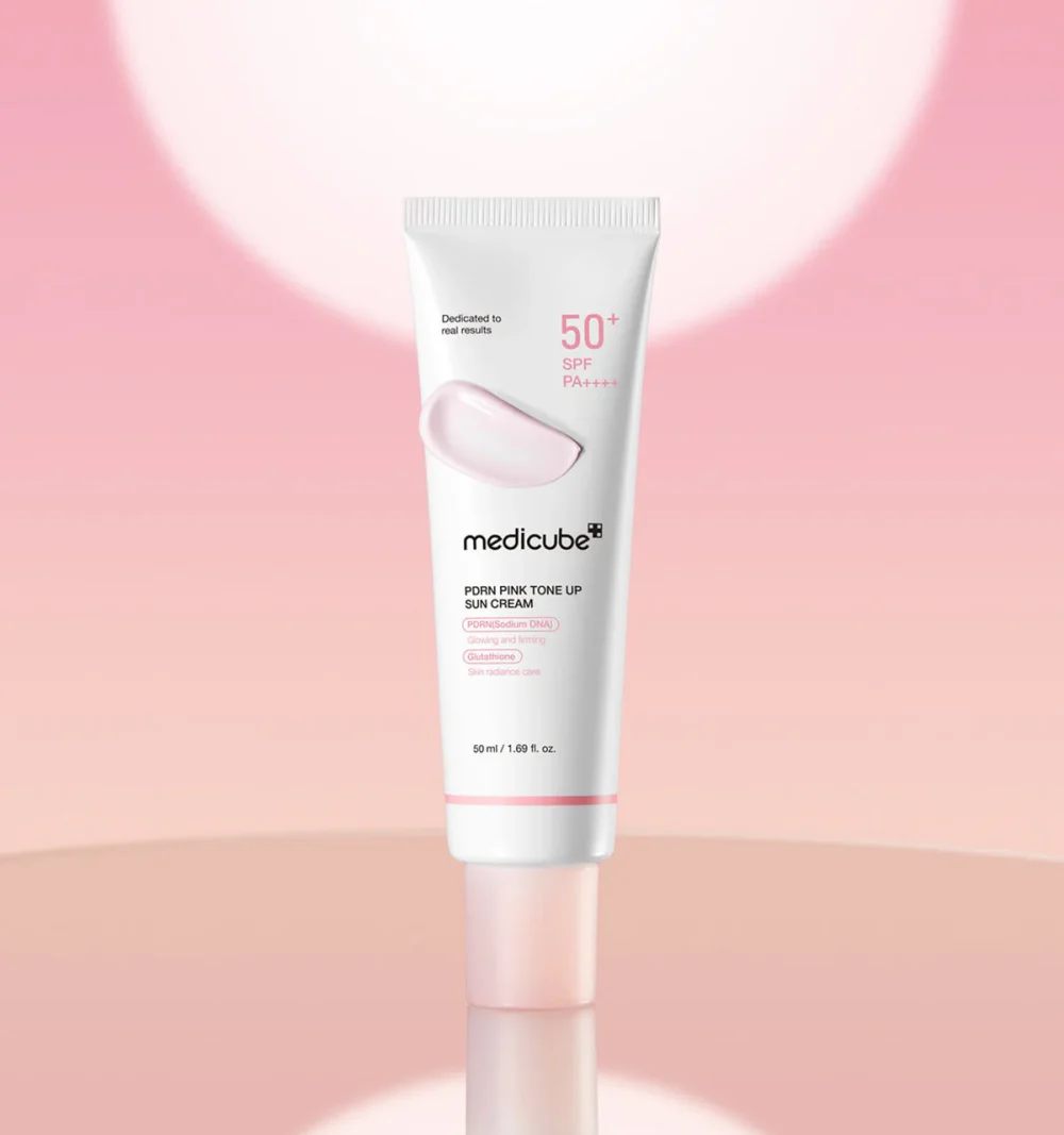 MEDICUBE PDRN Pink Tone Up Sunscreen SPF50+ PA++++ 50ml