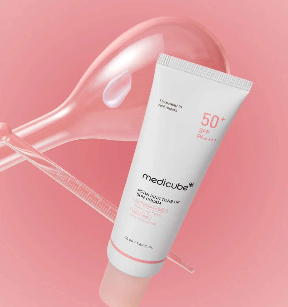 MEDICUBE PDRN Pink Tone Up Sunscreen SPF50+ PA++++ 50ml