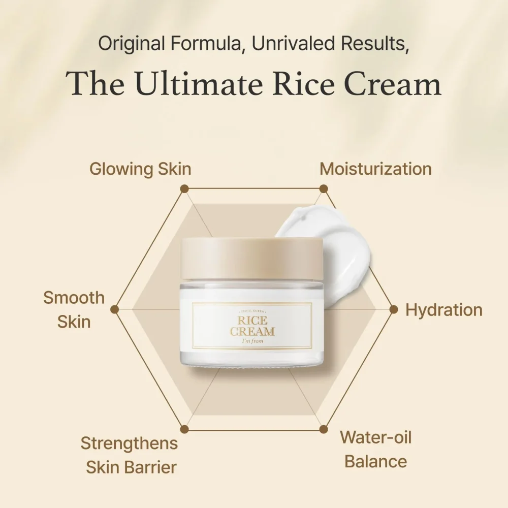 YEOJU KOREA - RICE CREAM I'M FROM 50g