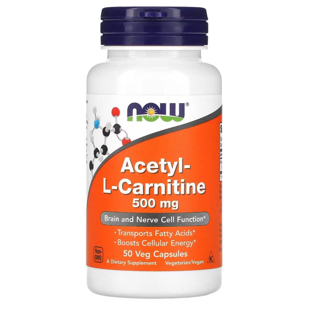 Now Foods L-Carnitine 500mg 50 veg capsules