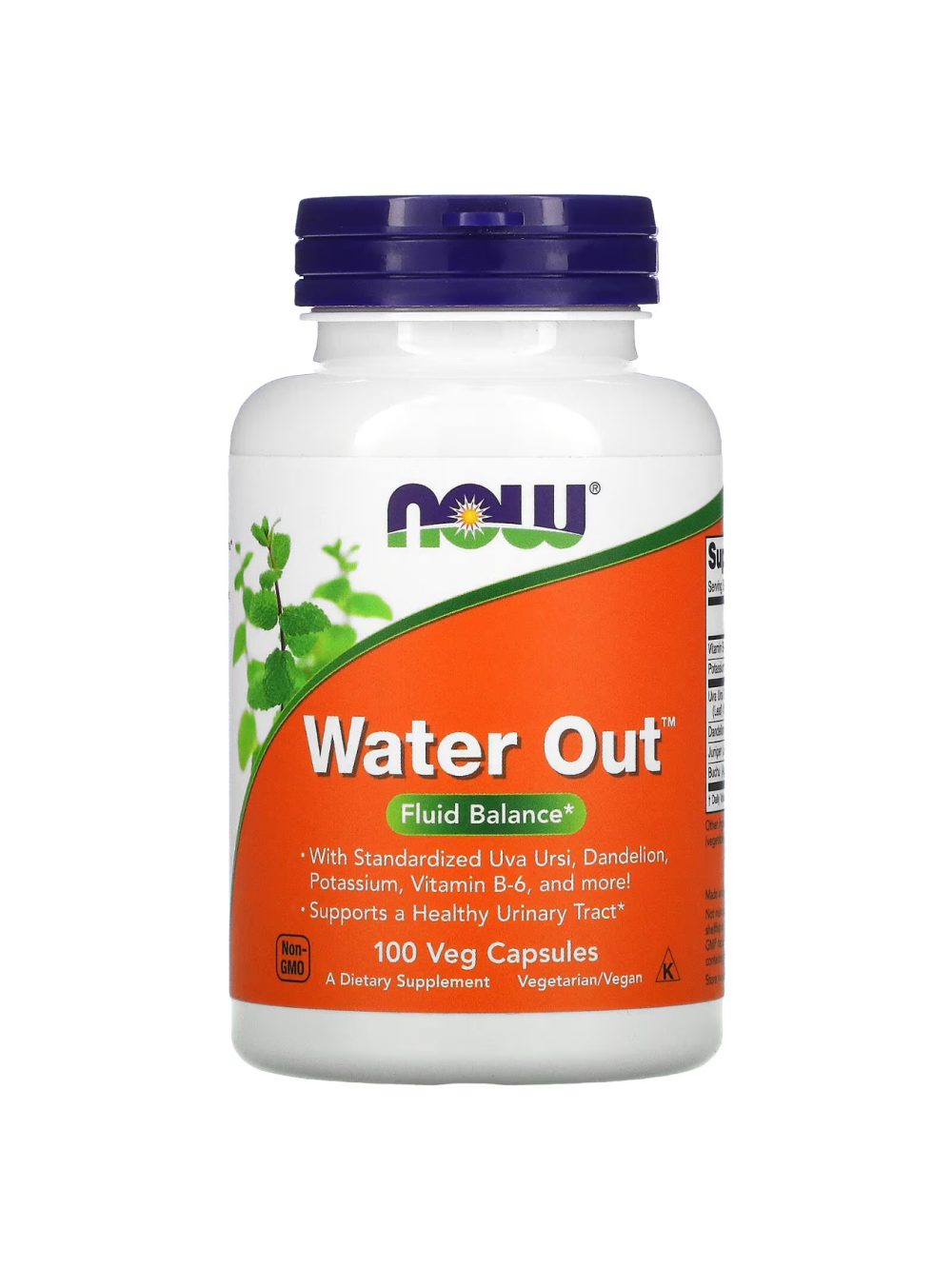 NOW Foods Water Out Équilibre hydrique 100 capsules végétales