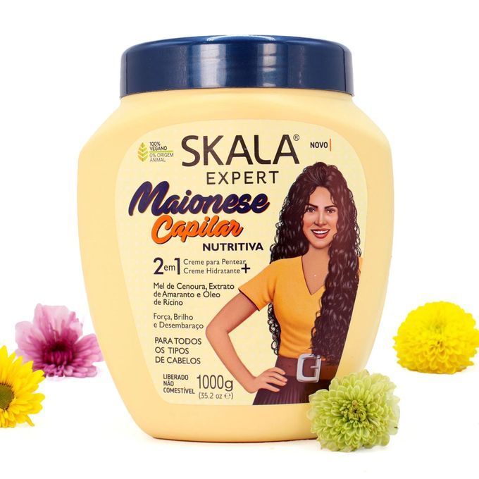 Skala Crème de traitement nourrissante à la mayonnaise pour cheveux - 1000g