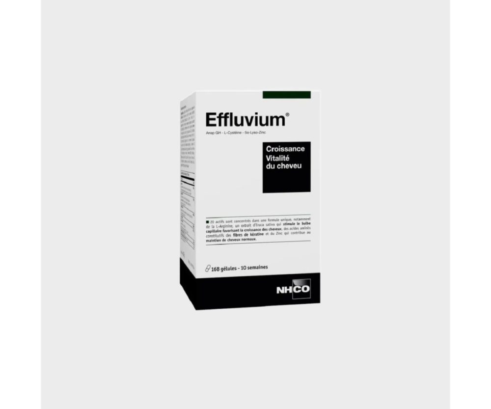 NHCO Effluvium 168 Gélules Arginine, Choline, CMS-kératine, L-cystéine et Zinc - Croissance Vitalité du Cheveu