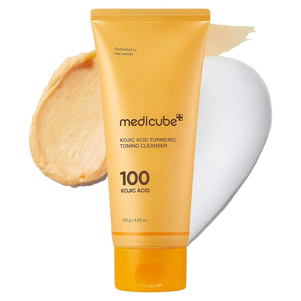 medicube  Kojic Acid Turmeric Toning Cleanser 120g