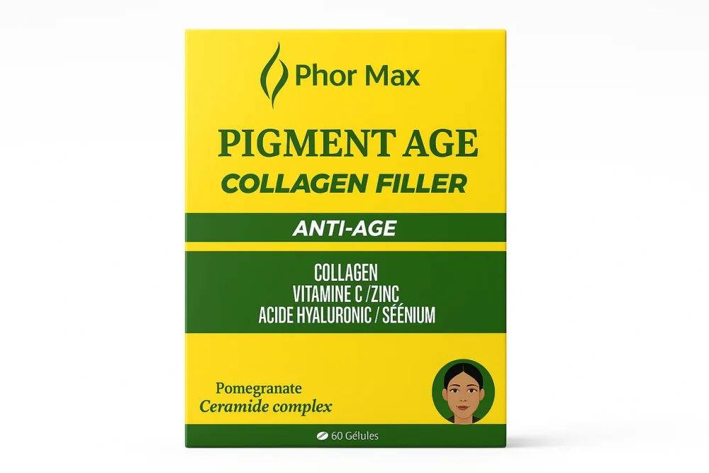 Phor Max Pigment Age Collagen Filler Anti-Âge 60 Gélules Phor Max Pigment Age Collagen Filler Anti-Âge 60 Gélules
