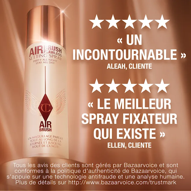 CHARLOTTE TILBURY Airbrush Flawless Setting Spray - Spray fixateur léger et hydratant 100ml