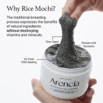 Arencia black tea yuzu rice mochi cleanser 120g