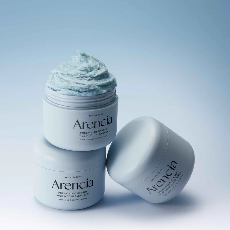 Arencia FRESH BLUE HYSSOP RICE MOCHI CLEANSER 120g Arencia FRESH BLUE HYSSOP RICE MOCHI CLEANSER 120g