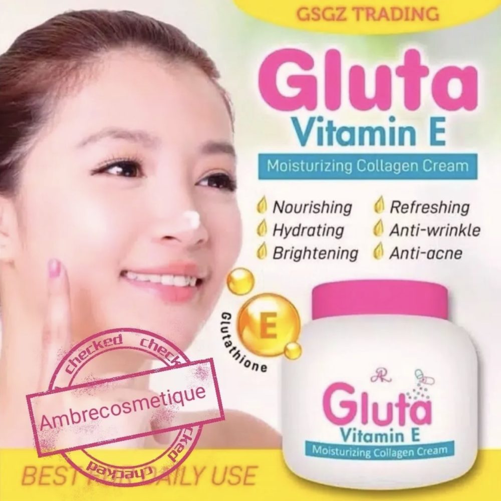 GLUTA VITAMIN E CREME HYDRATANTE AU COLAGENE 200ML