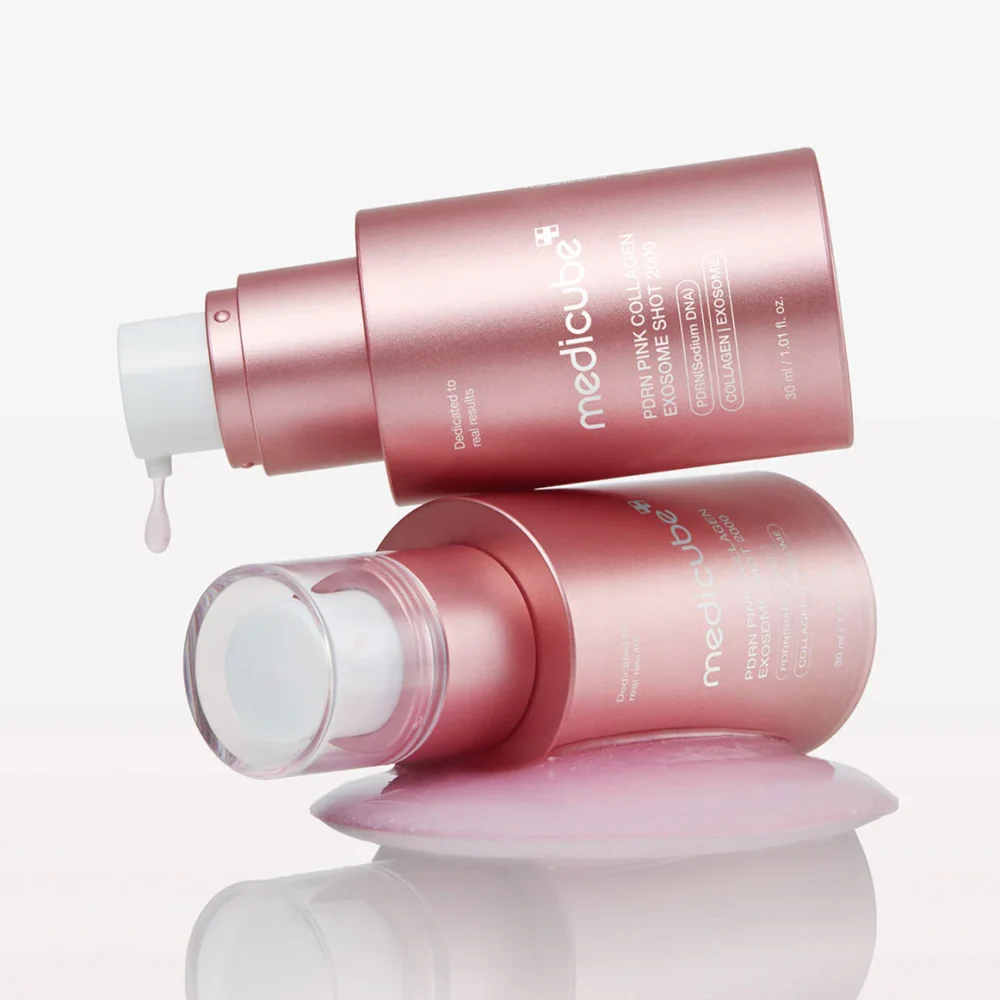 MEDICUBE PDRN Pink Collagen Exosome Shot 2000  Sérum visage éclat et élasticité 30ml