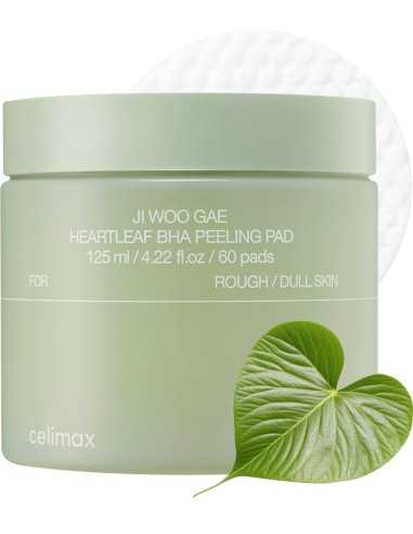 CELIMAX  Tampon exfoliant Ji Woo Gae Heartleaf BHA  60pcs