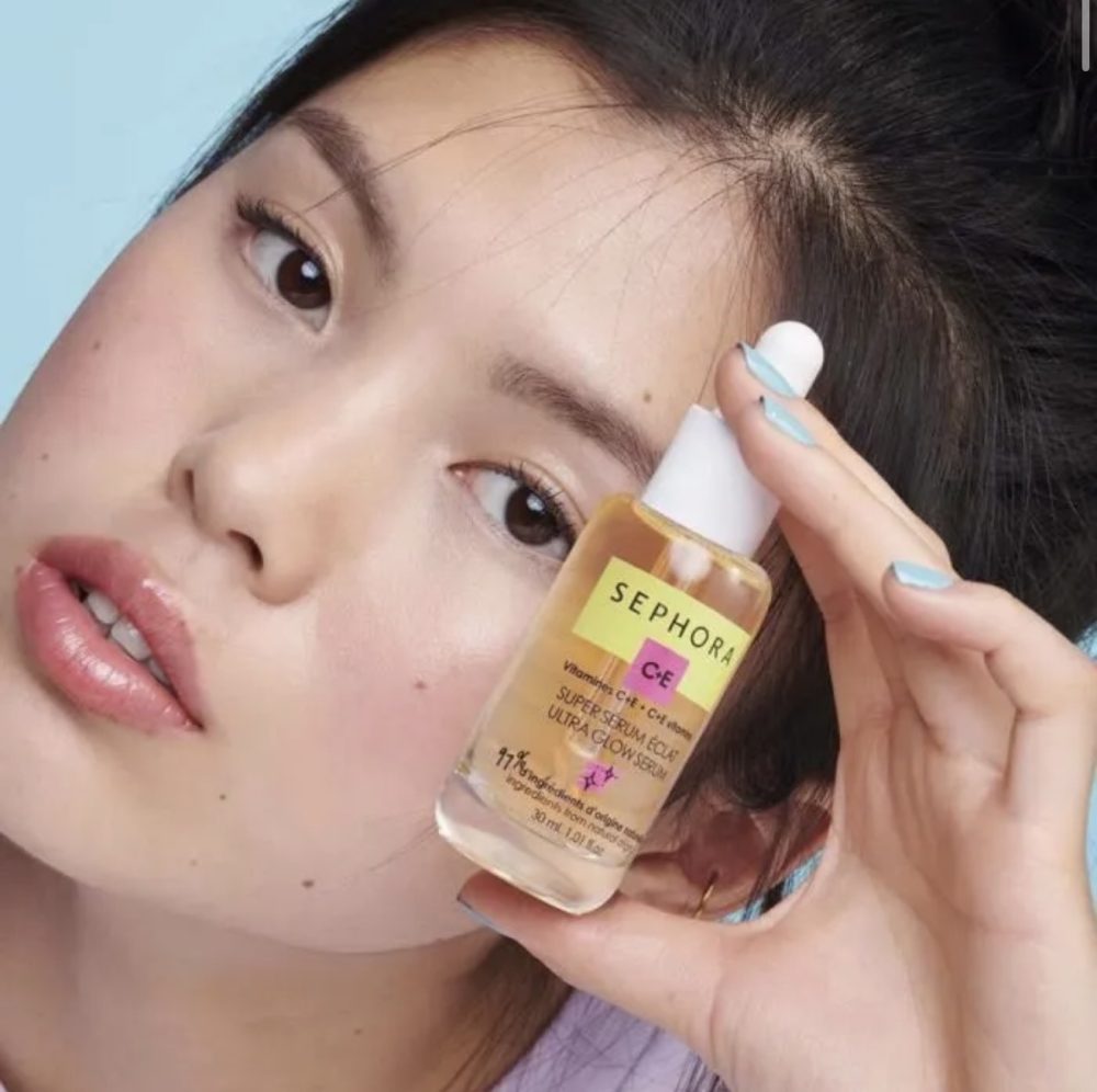 SEPHORA  Super Sérum Éclat Visage à la Vitamine C et E et aux Peptides 50ml