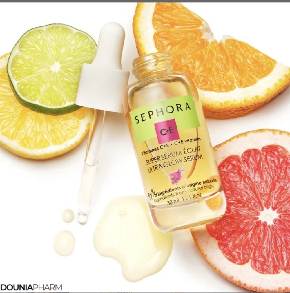 SEPHORA  Super Sérum Éclat Visage à la Vitamine C et E et aux Peptides 50ml